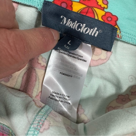 New ModCloth x Marisol Muro City Cyclist Bike Shorts Blue Ladybugs - Picture 4 of 7